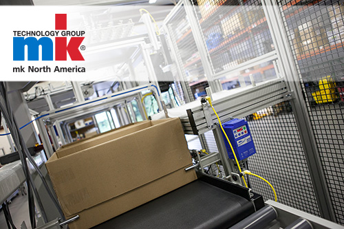 A packaging conveyor from mk North America in action.