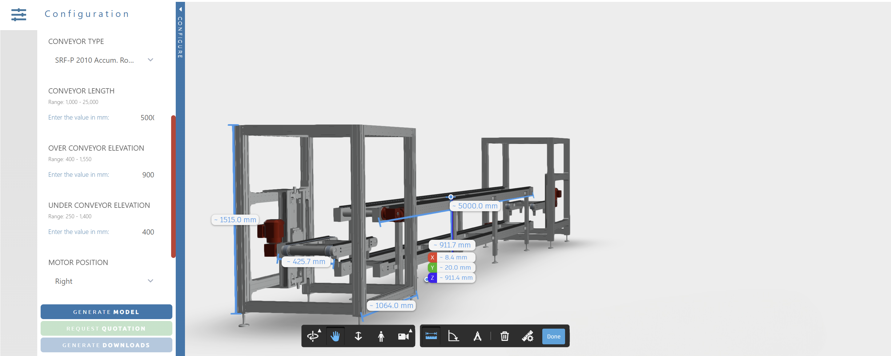 design your own conveyor with mk north america's CAD360! design tool