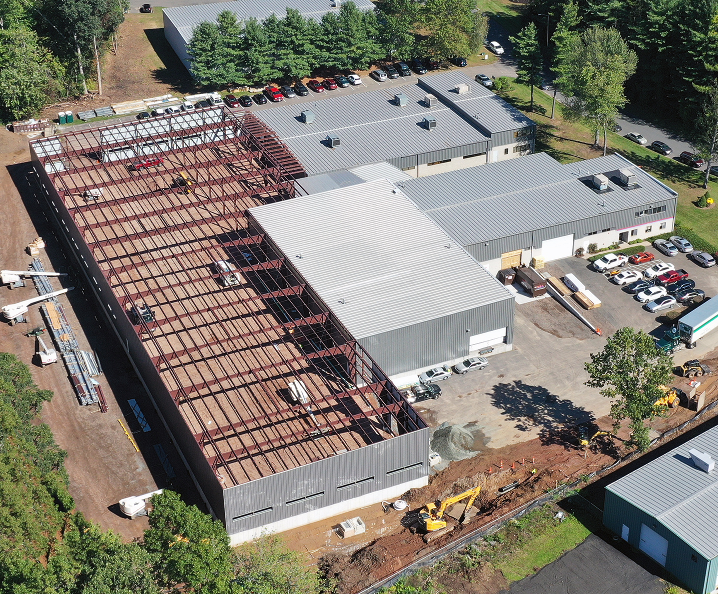 mk North America aerial building view